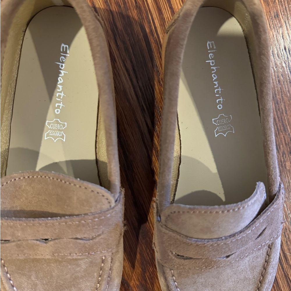 Elephantito Tan Kids Dress Loafers - Picture 6 of 10